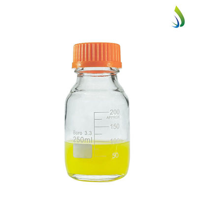 カスタマイズ可能な実験室 250ml 丸い底 黄色の螺旋ガラスメディア 貯蔵 reagent ボトル