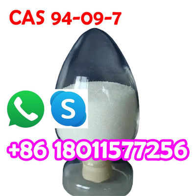 99% 結晶ベンゾカイン CAS 94-09-7 アメリカン BMK 粉