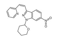 6ニトロ3 CAS 886230-75-7 [（E） - 2 （2-pyridyl）ビニール] - 1-tetrahydropyran-2-yl-indazoleのAxitinibの中間物