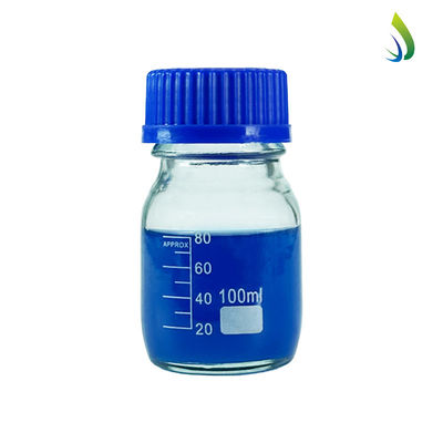 OEM ODM 100ml 反応剤 メディア ガラス 青いスクリューキャップの実験用ボトル